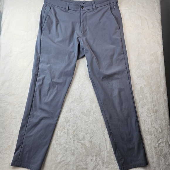 Lululemon’s Men’s Gray Pants 36 Waist Athletic Quick Dry Casual Workout - Picture 1 of 8